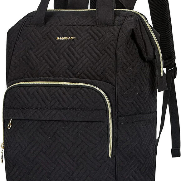 multipurpose  Backpack for Women, School Travel Fits 15.6 Inch laptop Black - Picture 16 of 16